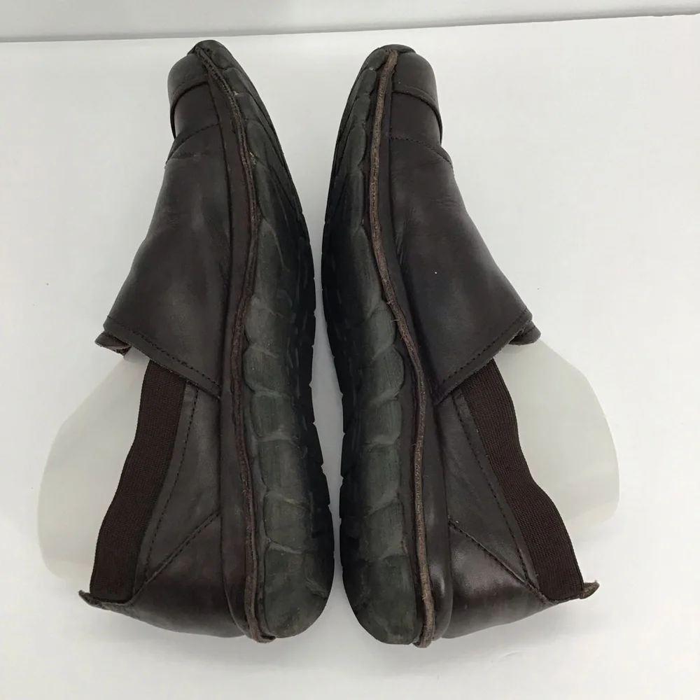 Romika Women’s Mary Jane Leather Flat Loafers Casual Career Brown Size 37